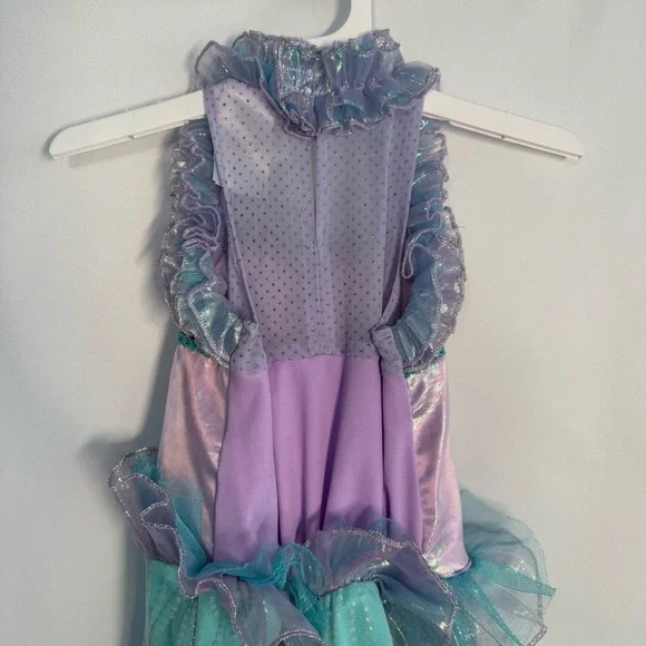 ❤️3/$30 Disney Store Ariel Little Mermaid Dress Up Costume Shimmer Fin -XXS(2/3) - Picture 5 of 12
